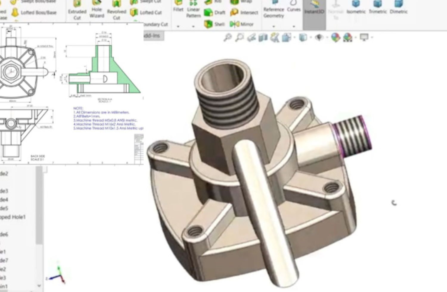 mechanical 3d drawings