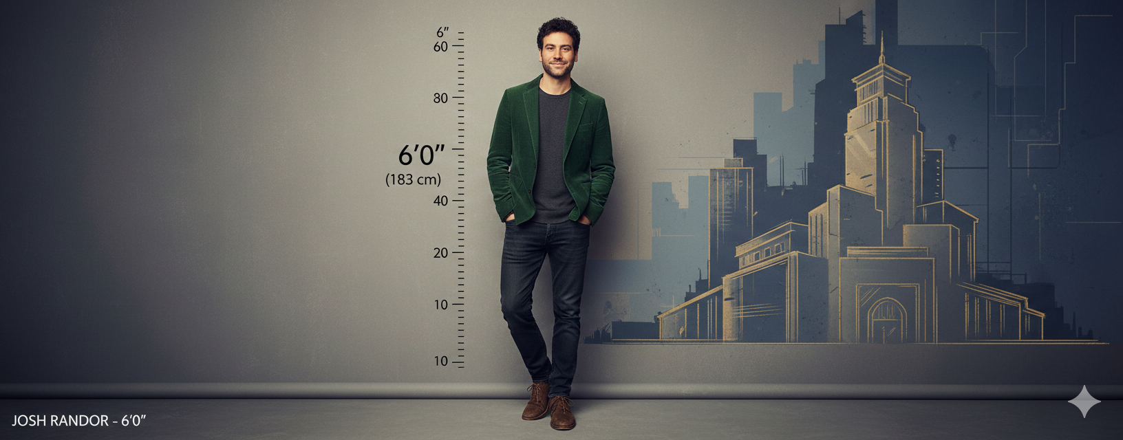 josh radnor height